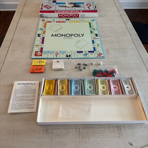 vintage 1971 Parker Brothers Monopoly - Picture 2 of 11